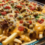 Cheeseburger French Fry Casserole