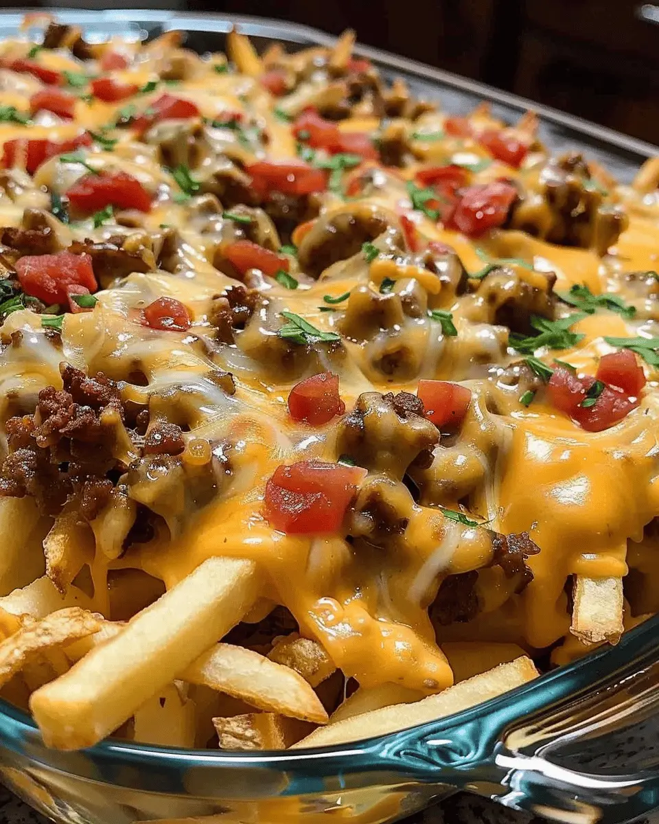 Cheeseburger French Fry Casserole