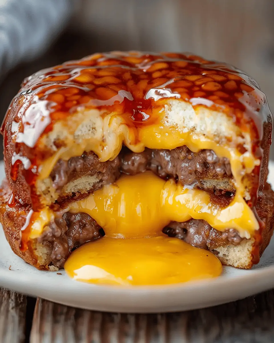 Cheeseburger Lava Cake