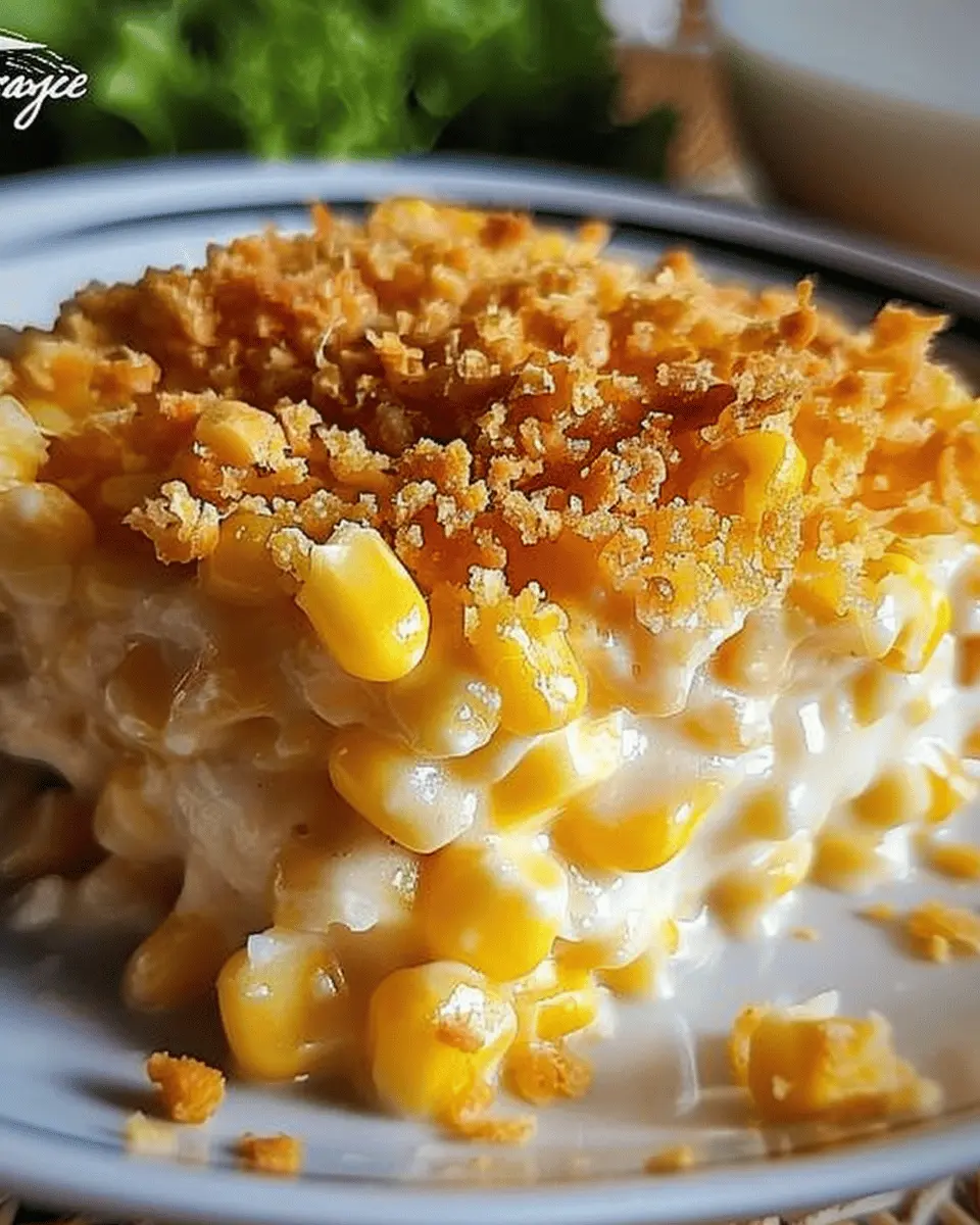 Cheesy Cream Cheese Corn Casserole