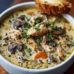 Chicken Mushroom Wild Rice Soup