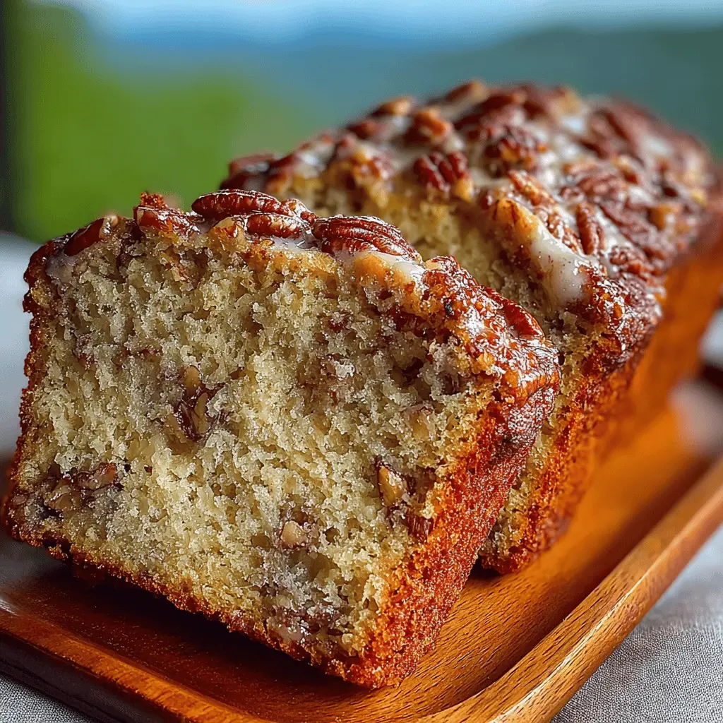 Cinnamon Sweet Alabama Pecan Bread