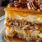 Crème Brûlée Caramel Pecan Cake