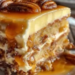 Crème Brûlée Caramel Pecan Cake