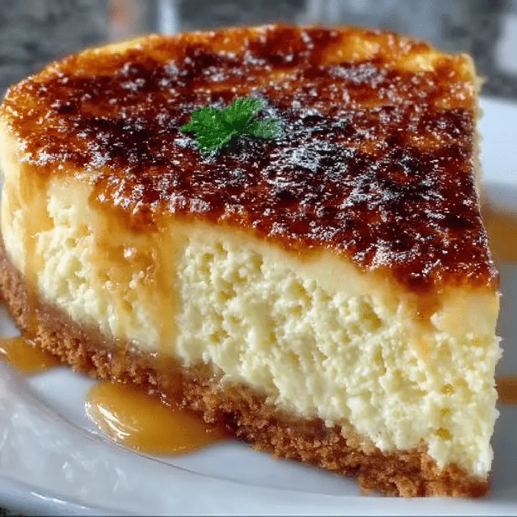 Crème Brûlée Cheesecake: