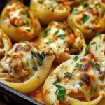 Creamy Cajun Chicken Stuffed Shells