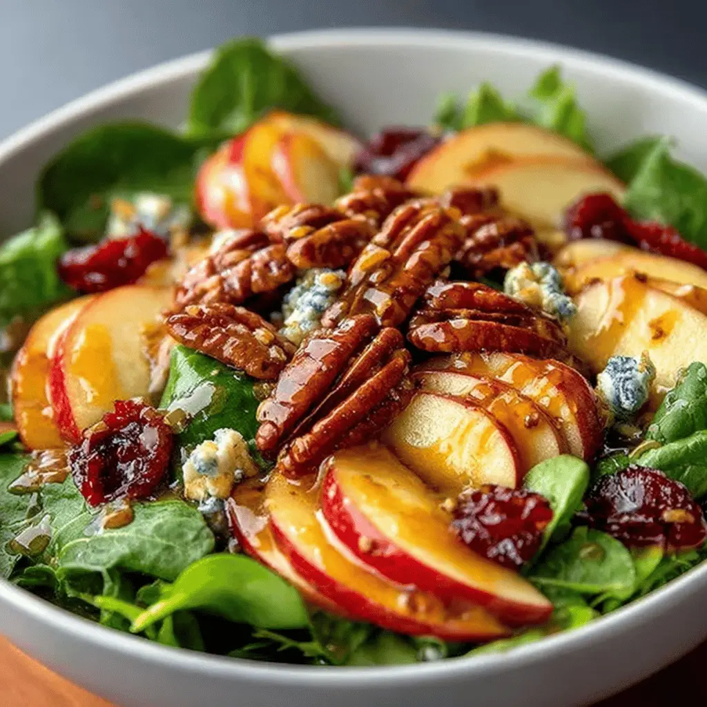 Crisp Apple-Pecan Salad with Vinaigrette