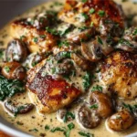 Dijon Mushroom Cream Chicken
