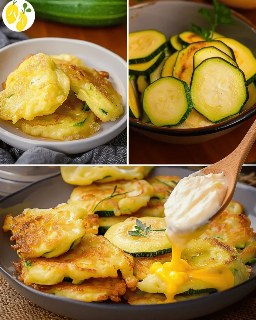 Fluffy Zucchini Fritters