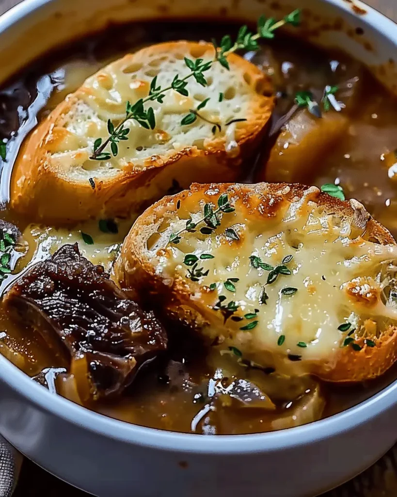 French Onion Short Rib Soup