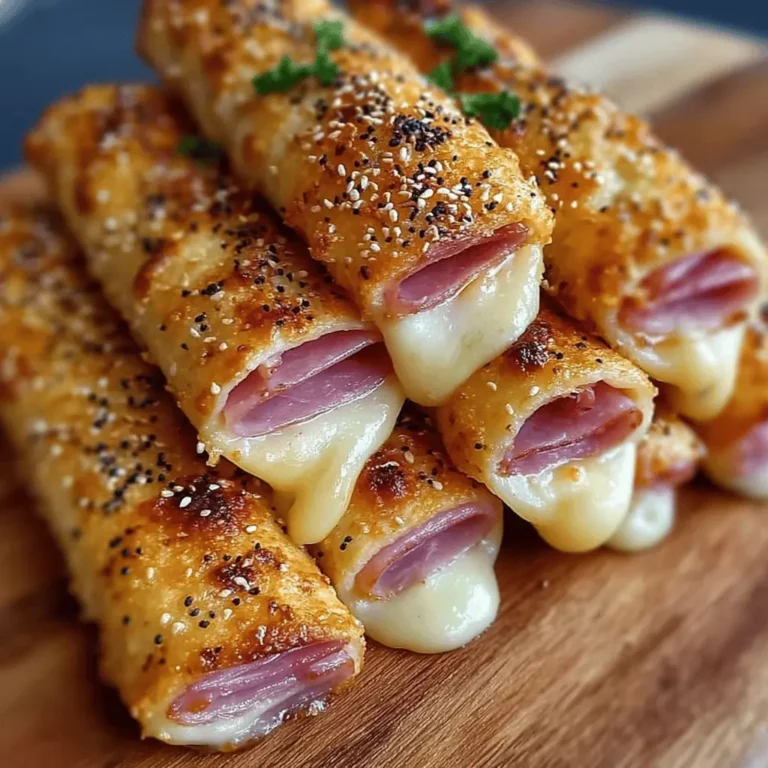 Ham and Cheese Sticks
