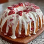Homemade Strawberry Cream Cheese Pound Cake
