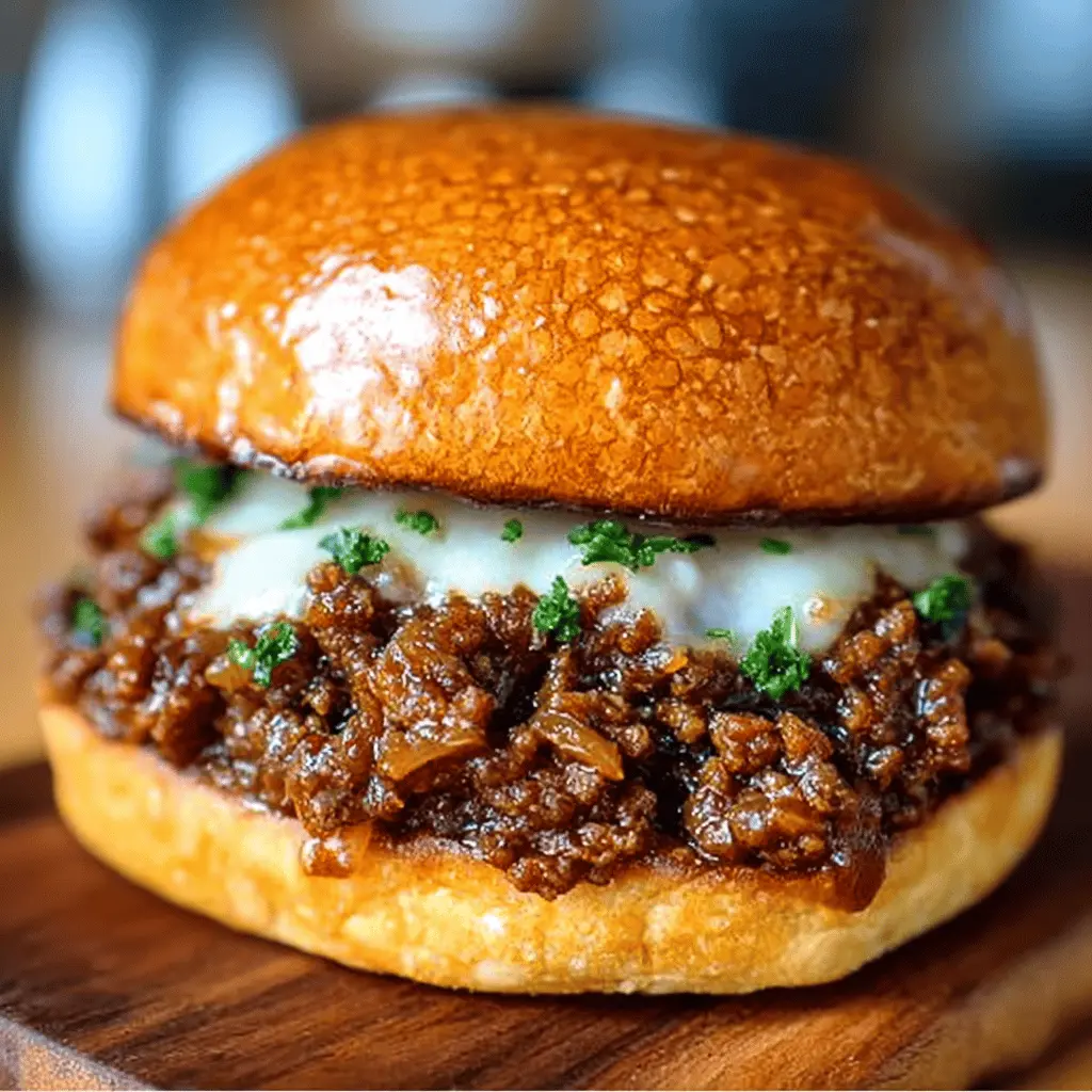 Irresistible French Onion Beef Sloppy Joes
