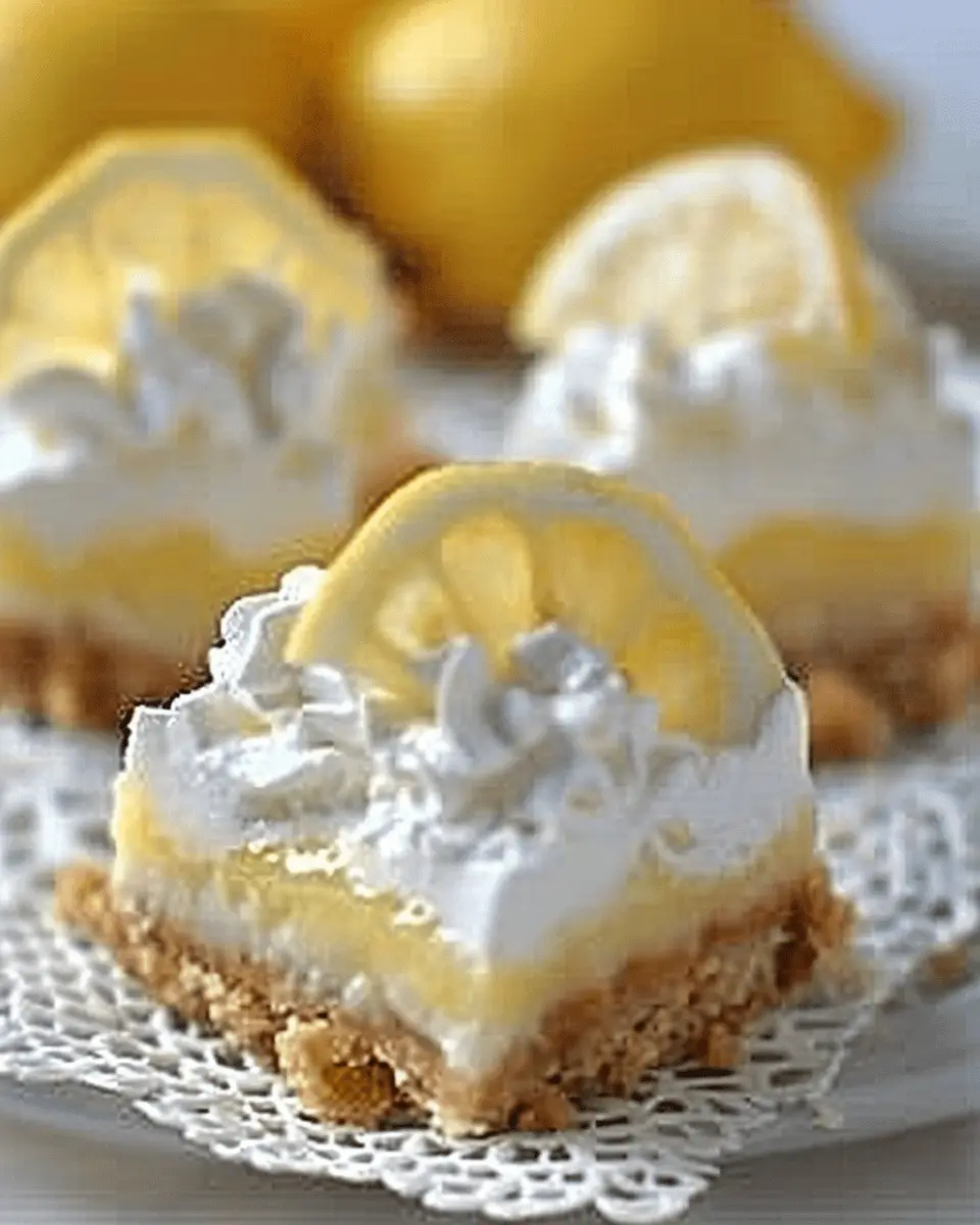 Lazy Day Lemon Cream Pie Bars
