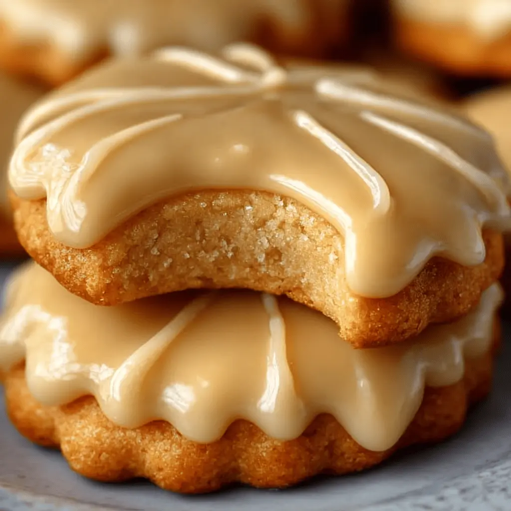 Maple cookies with maple icing