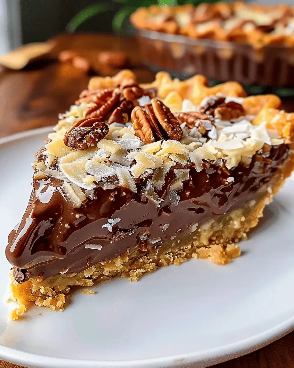 No-Bake German Chocolate Pie