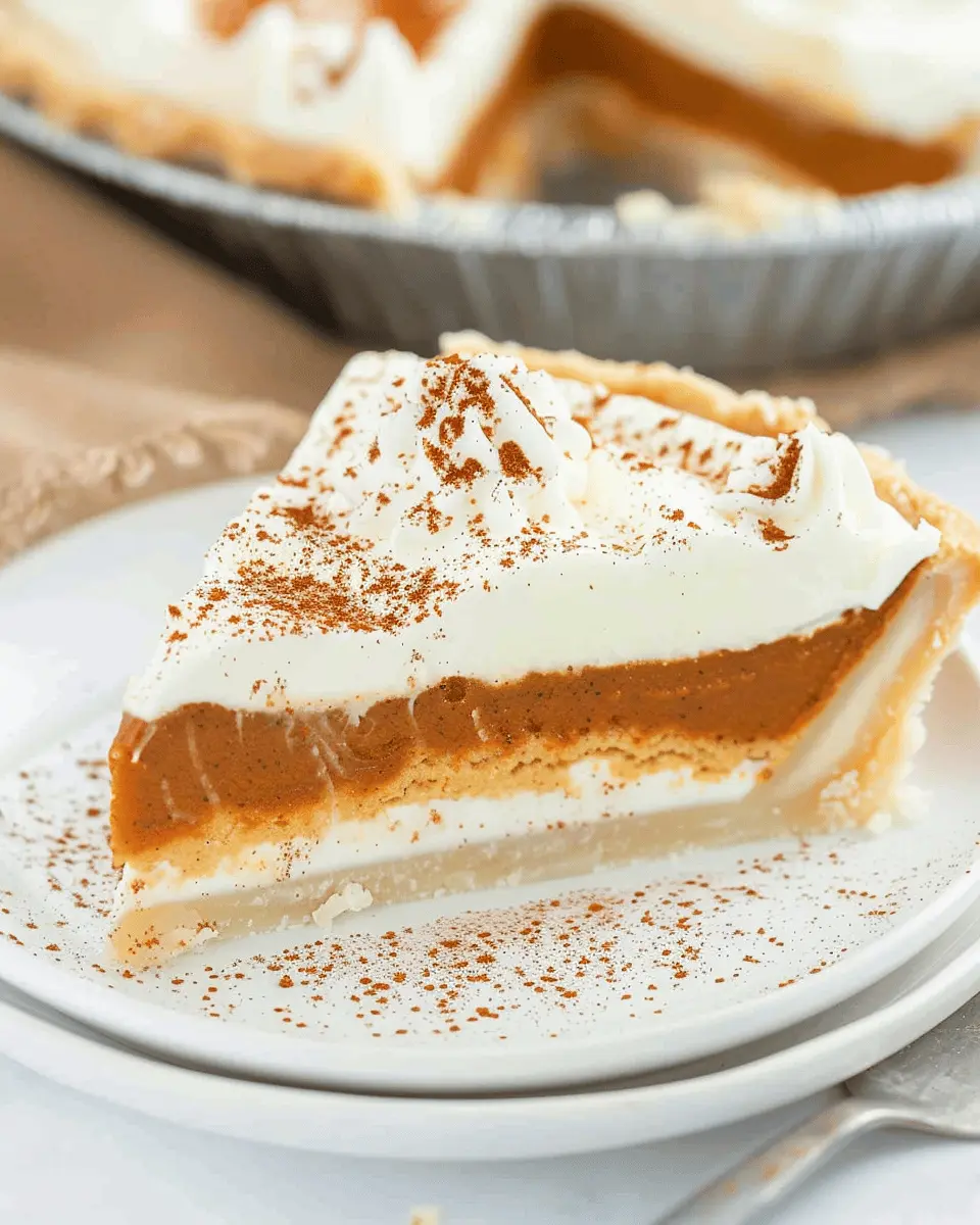 No Bake Pumpkin Pie