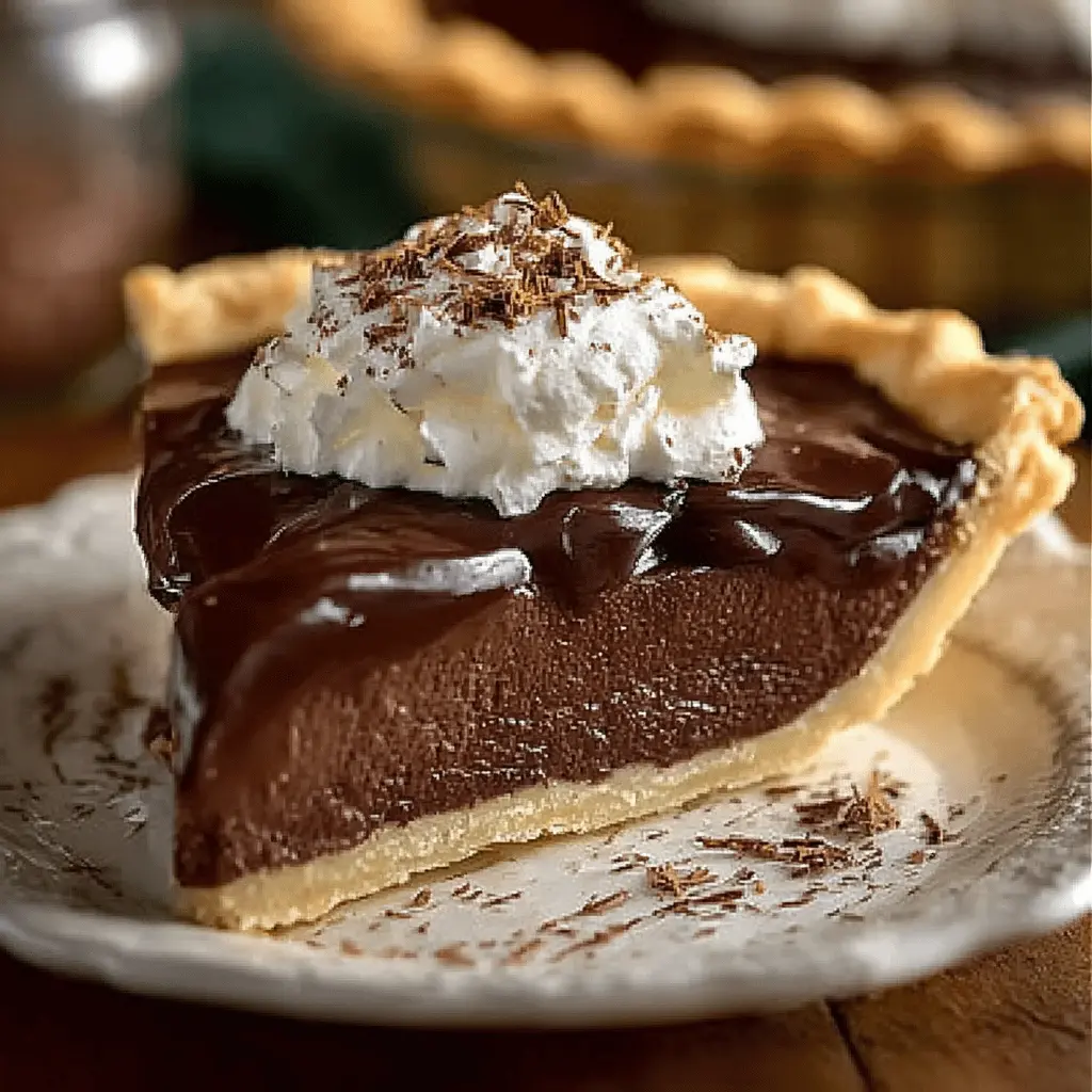 Old-Fashioned Chocolate Pie