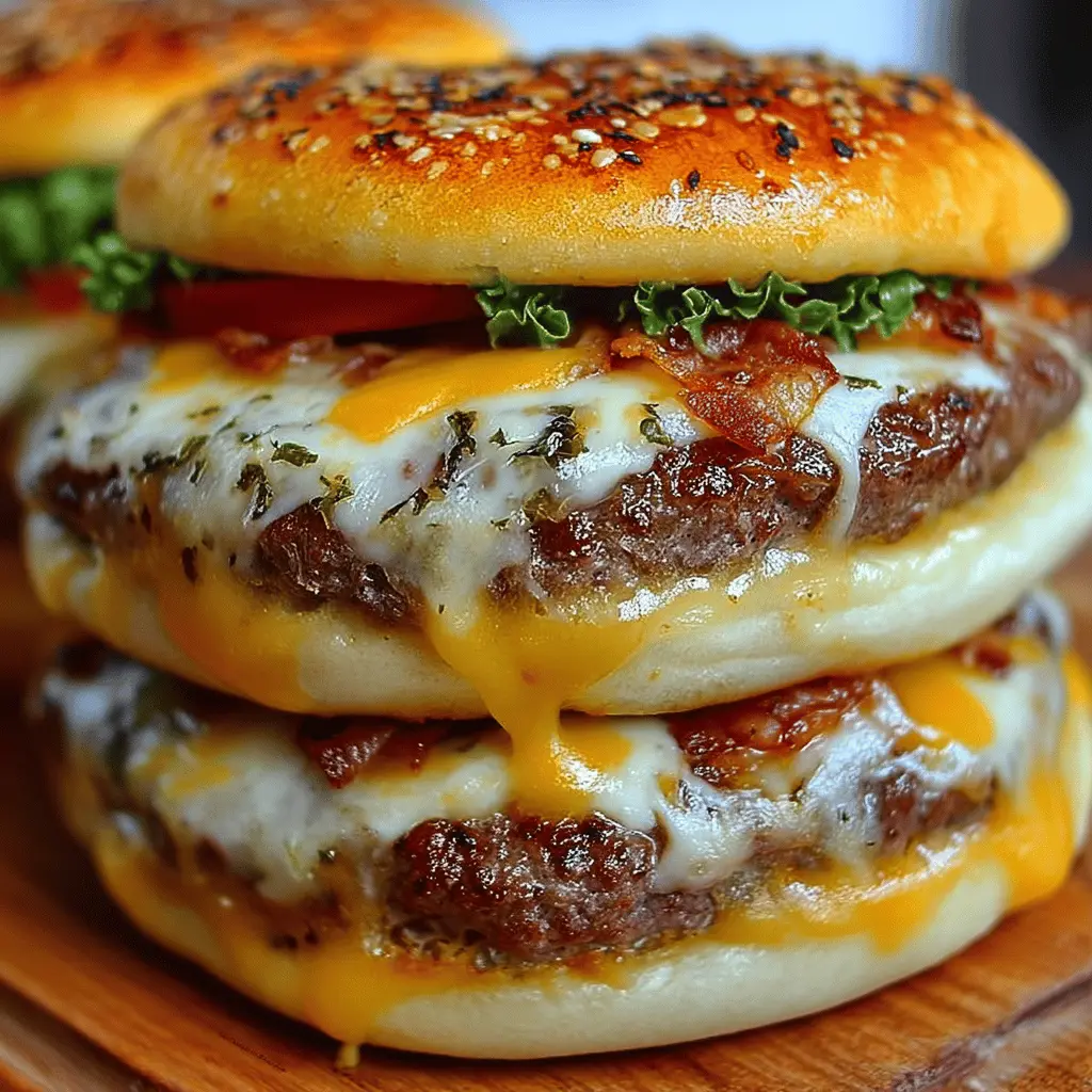 Old School Pizza Burgers