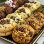 One Cookie Dough in 4 Flavors New York Style Cookie