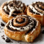 Oreo stuffed cinnamon rolls