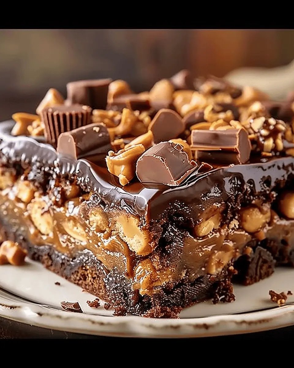 Peanut Butter Cup Dump Cake