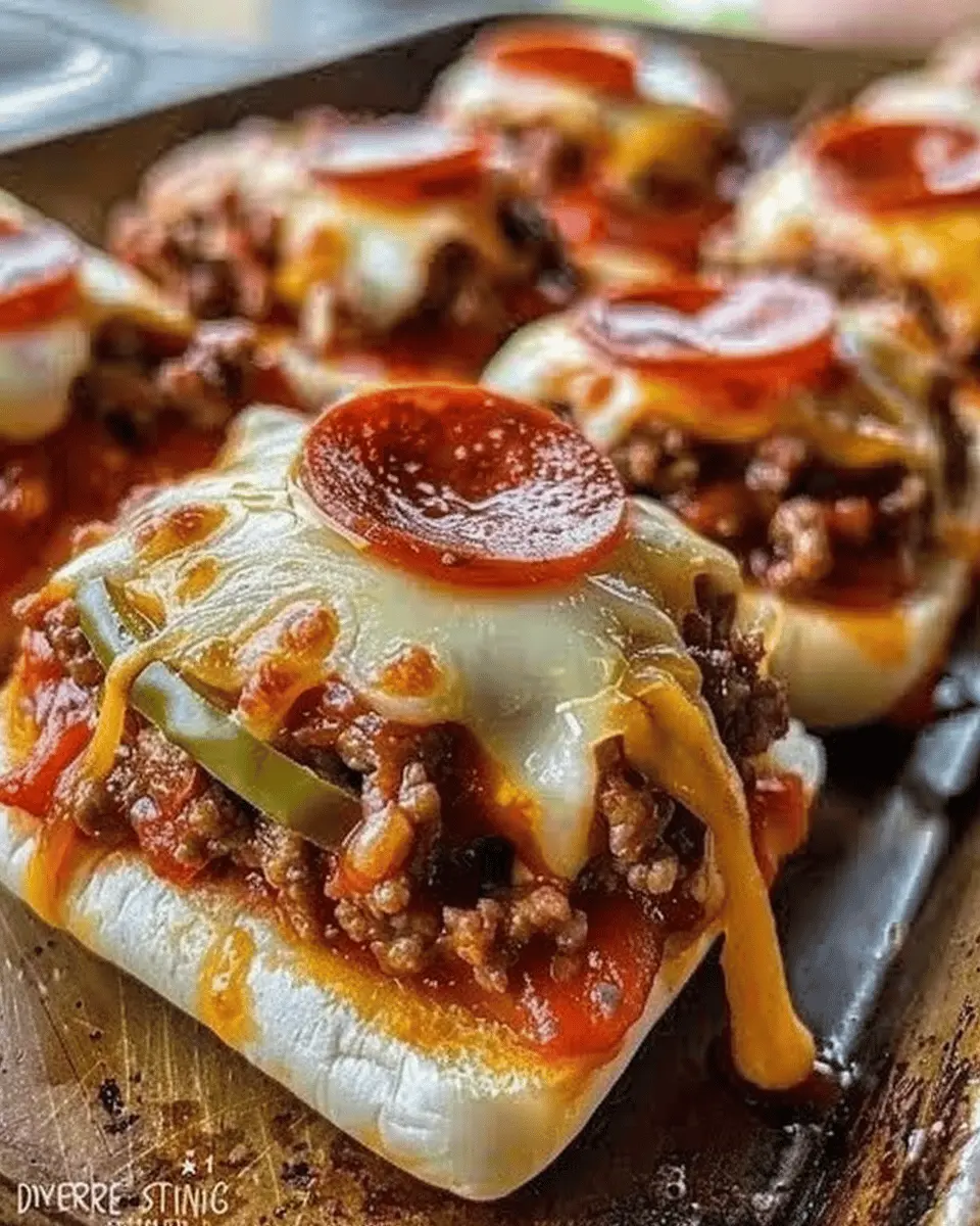 Pepperoni Pizza Sloppy Joes