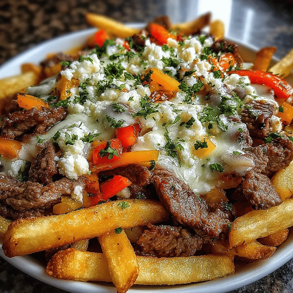Philly Steak Cheese Fries