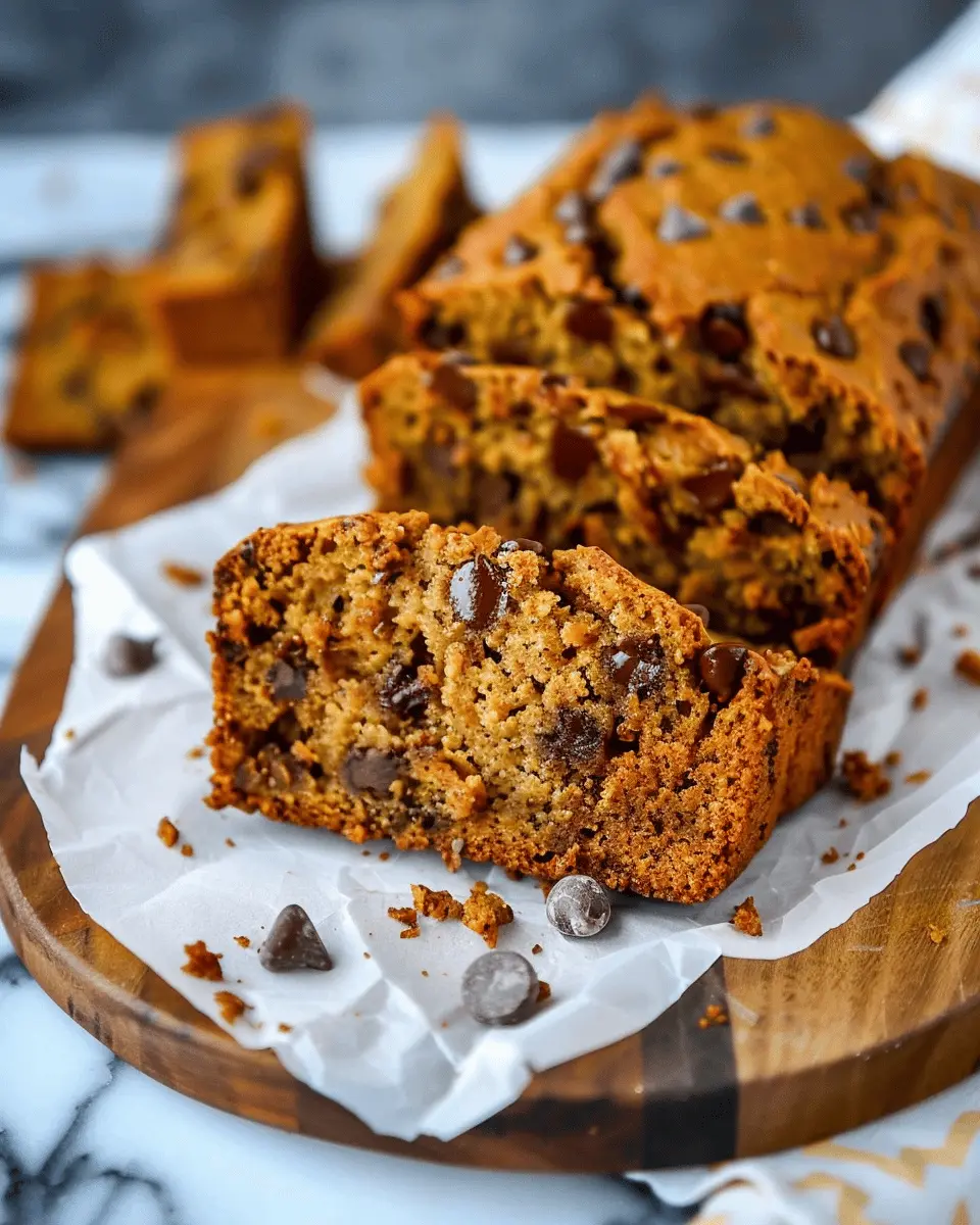 Pumpkin Chocolate Chip Bread