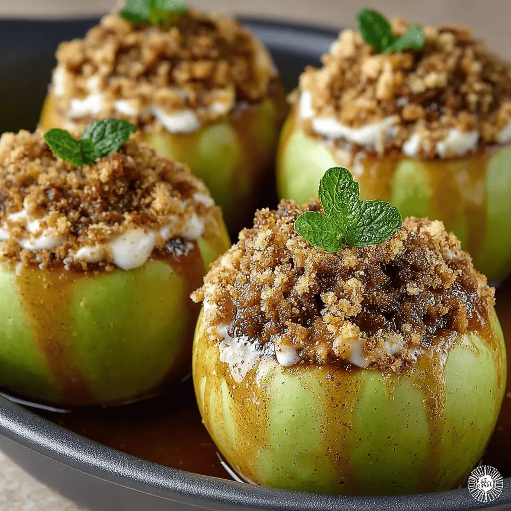 Pumpkin Pie Stuffed Baked Apples
