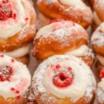 Raspberry Cheesecake Donuts