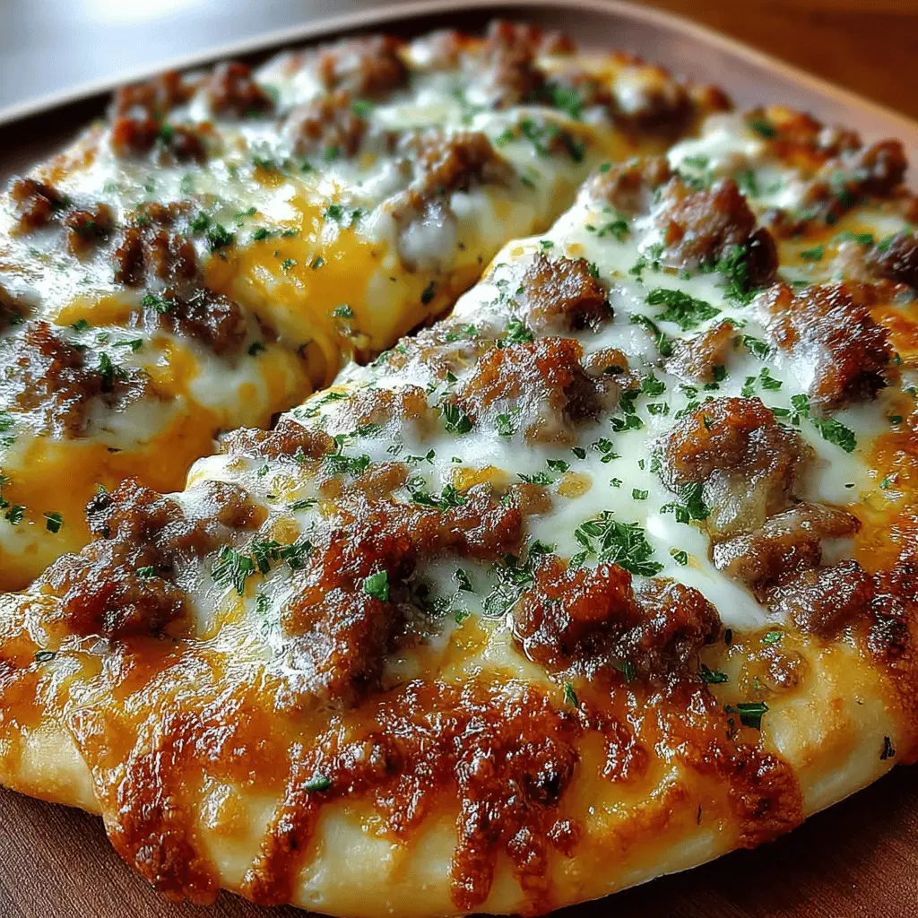 Sausage Gravy Breakfast Pizza