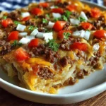 Savory Cabbage Beef Bake