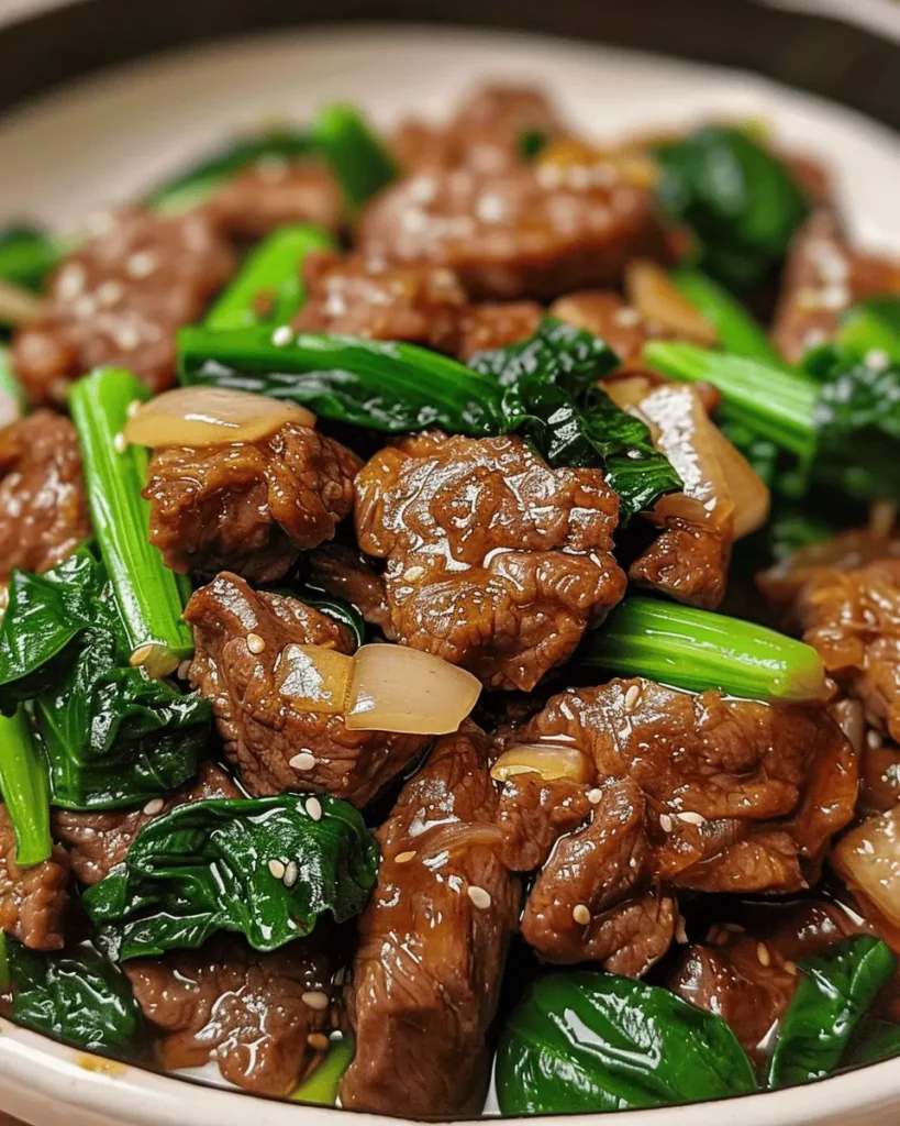 Savory Garlic-Ginger Beef