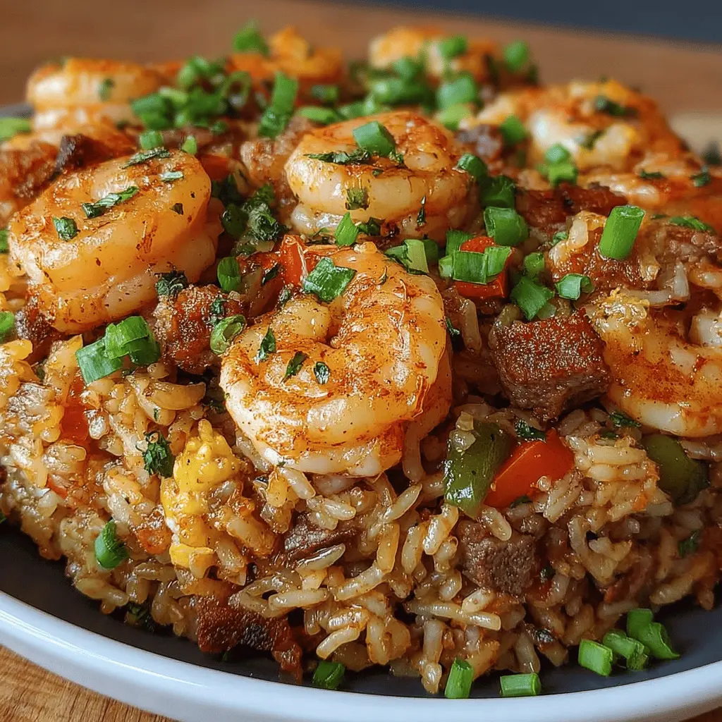 Shrimp Dirty Rice Skillet