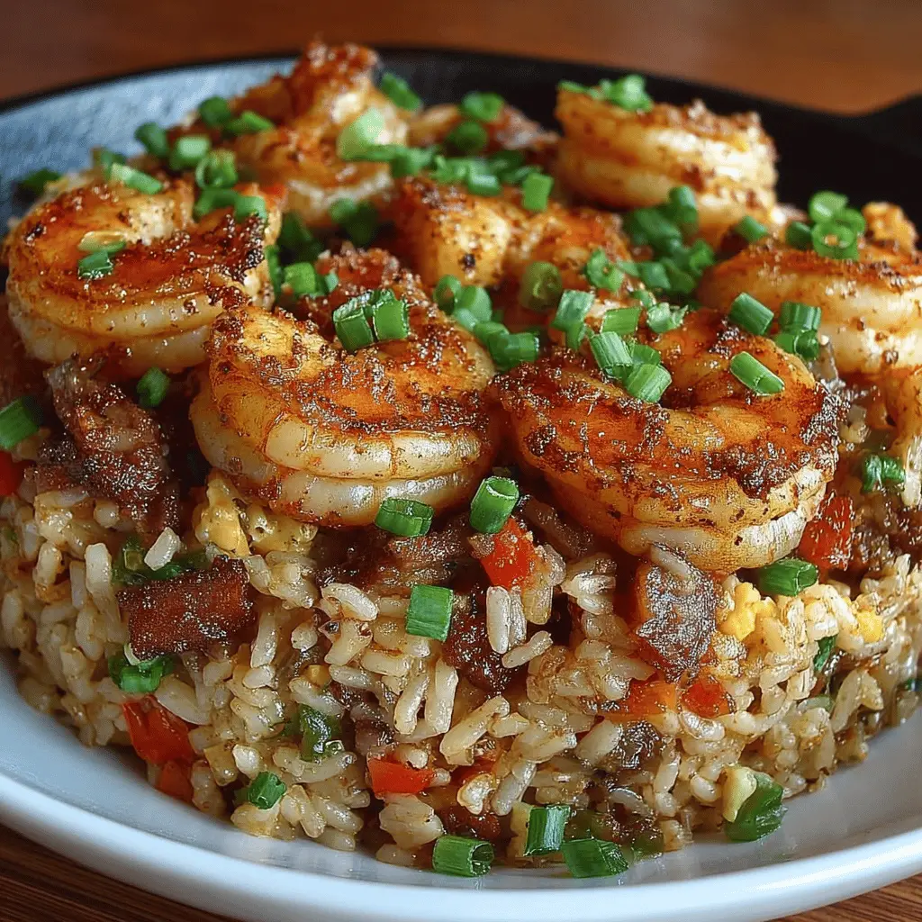 Shrimp Dirty Rice Skillet