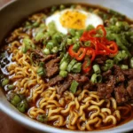 Slow Cooker Beef Ramen Noodles