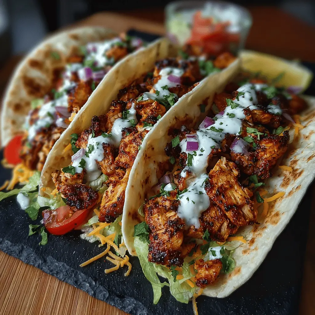 Smoky BBQ Cajun Chicken Wraps