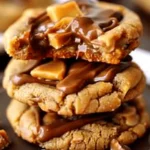 Snickers Peanut Butter Cookies