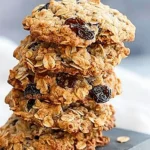 Soft & Chewy Oatmeal Raisin Cookies