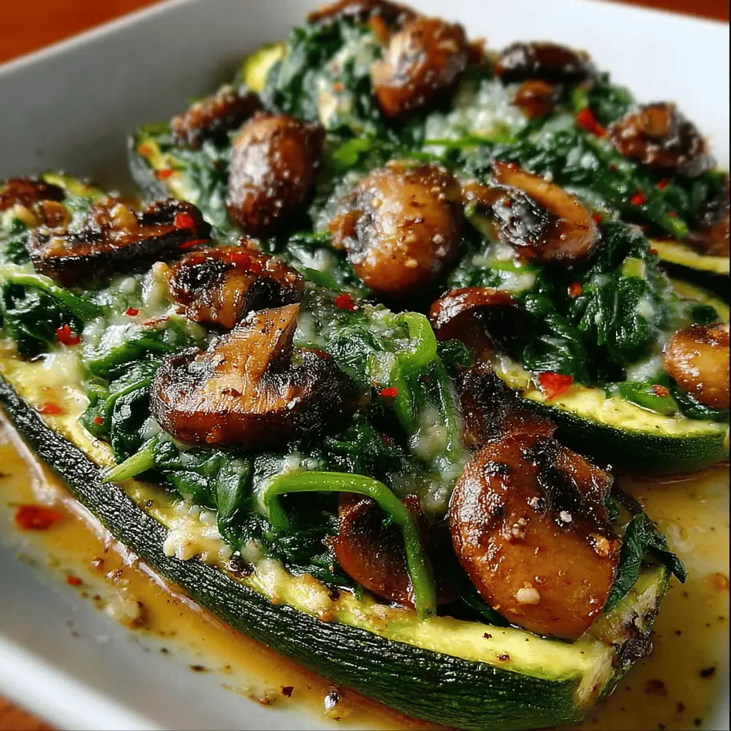 Spinach, Mushroom