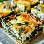 Spinach and Cheese Squares