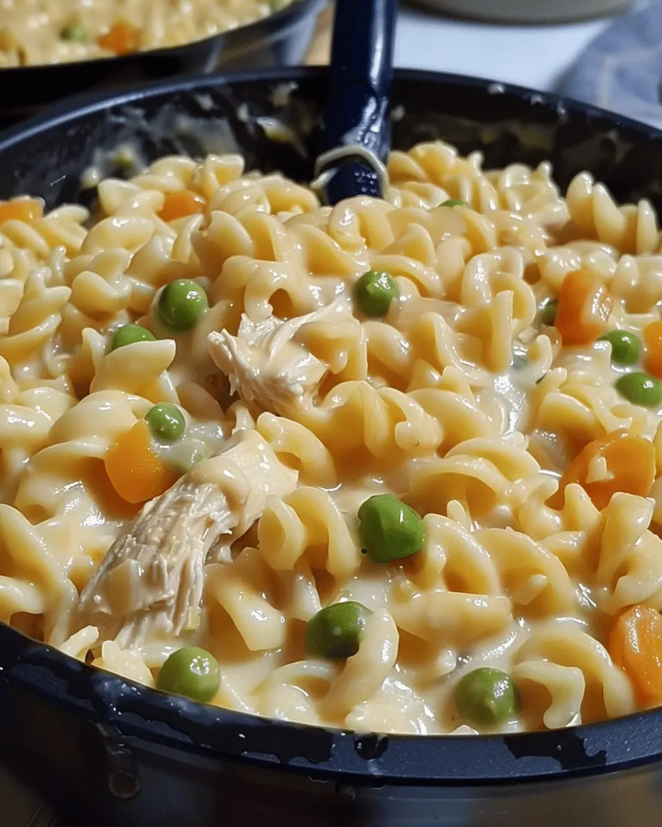 chicken pot pie pasta