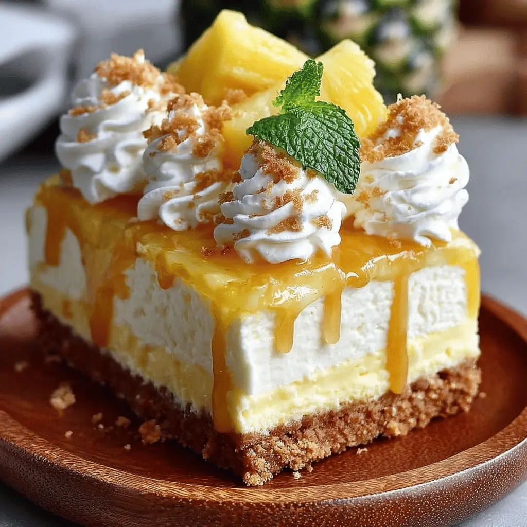 Pineapple Heaven Cheesecake