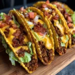 Loaded Bacon Cheeseburger Tacos