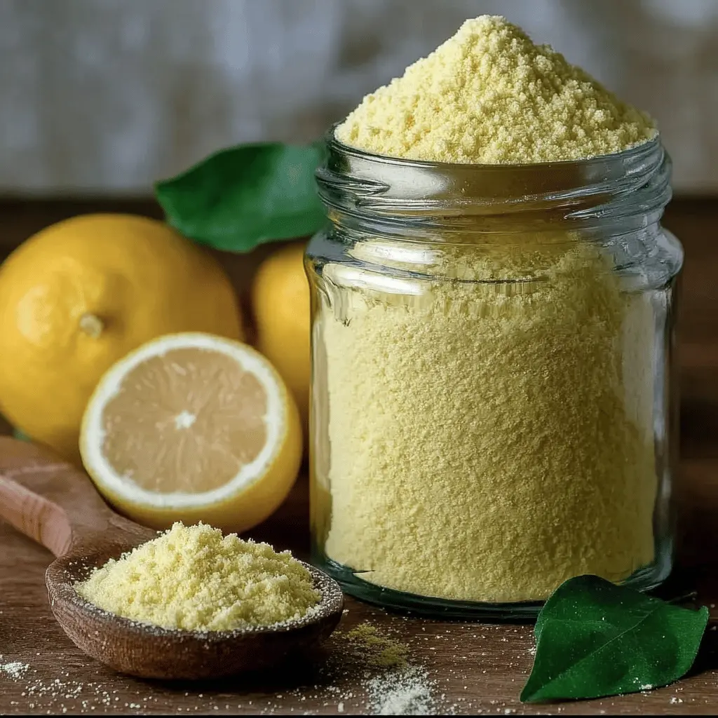Home made Lemon Powder: