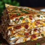 Chicken Bacon Ranch Quesadillas