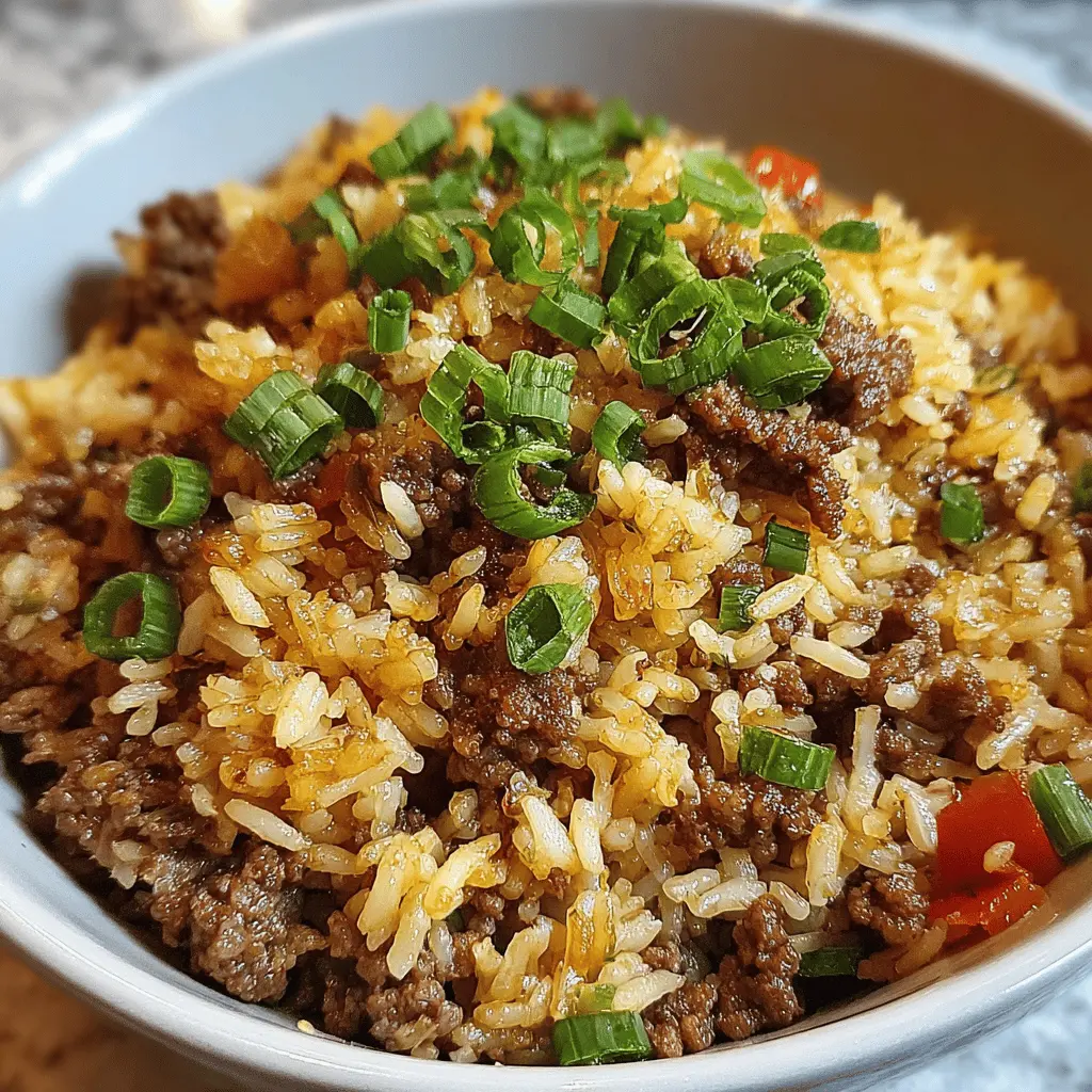 Dirty Rice with Ground Beef