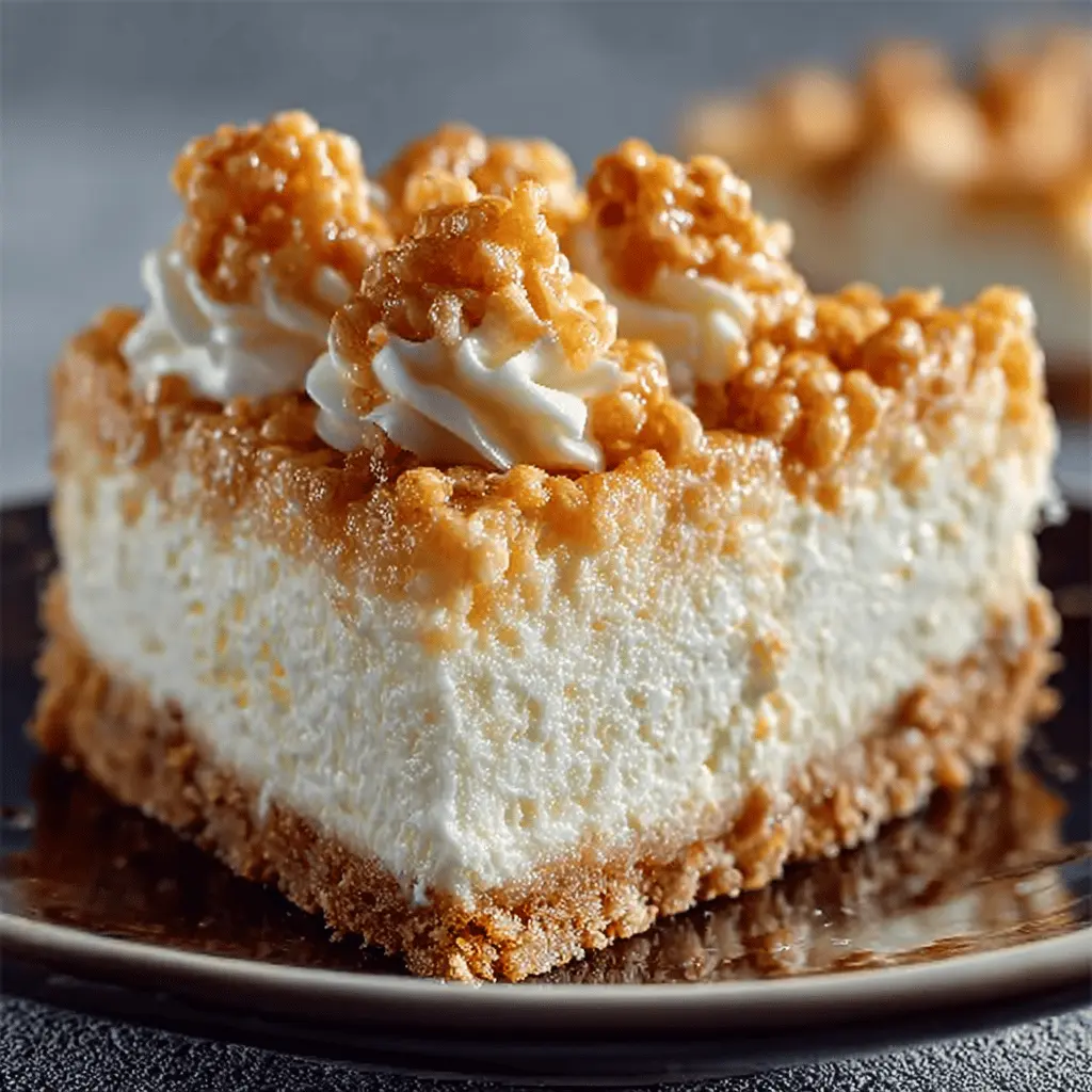 Rice Krispie Cheesecake