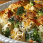 Baked Potato Chicken and Broccoli Casserole